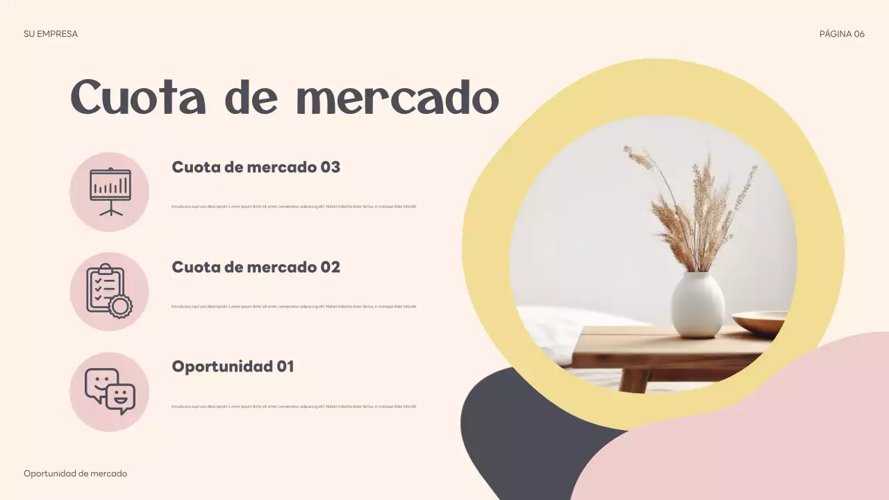 resumen beige presentación de propuestas de marketing