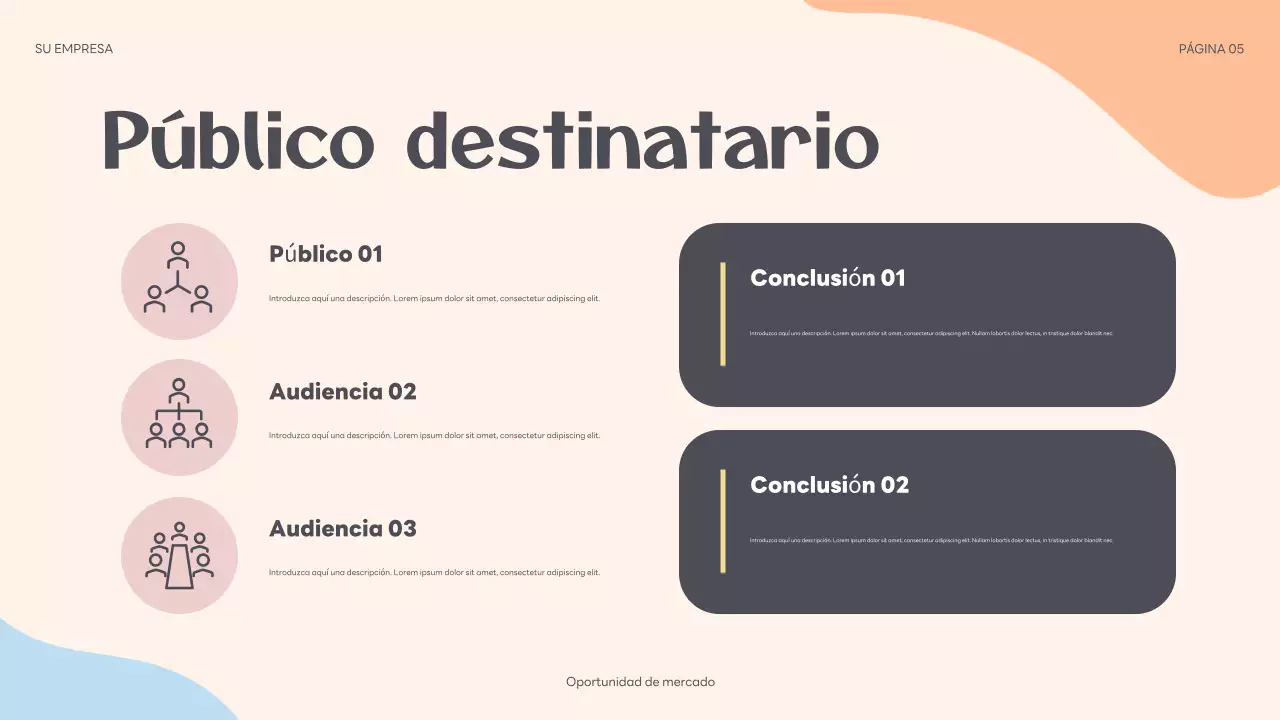 resumen beige presentación de propuestas de marketing