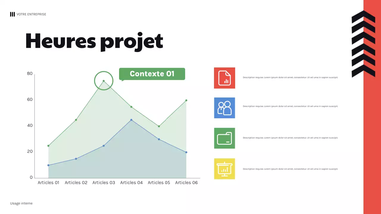 présentation géométrique noire et audacieuse de la finance