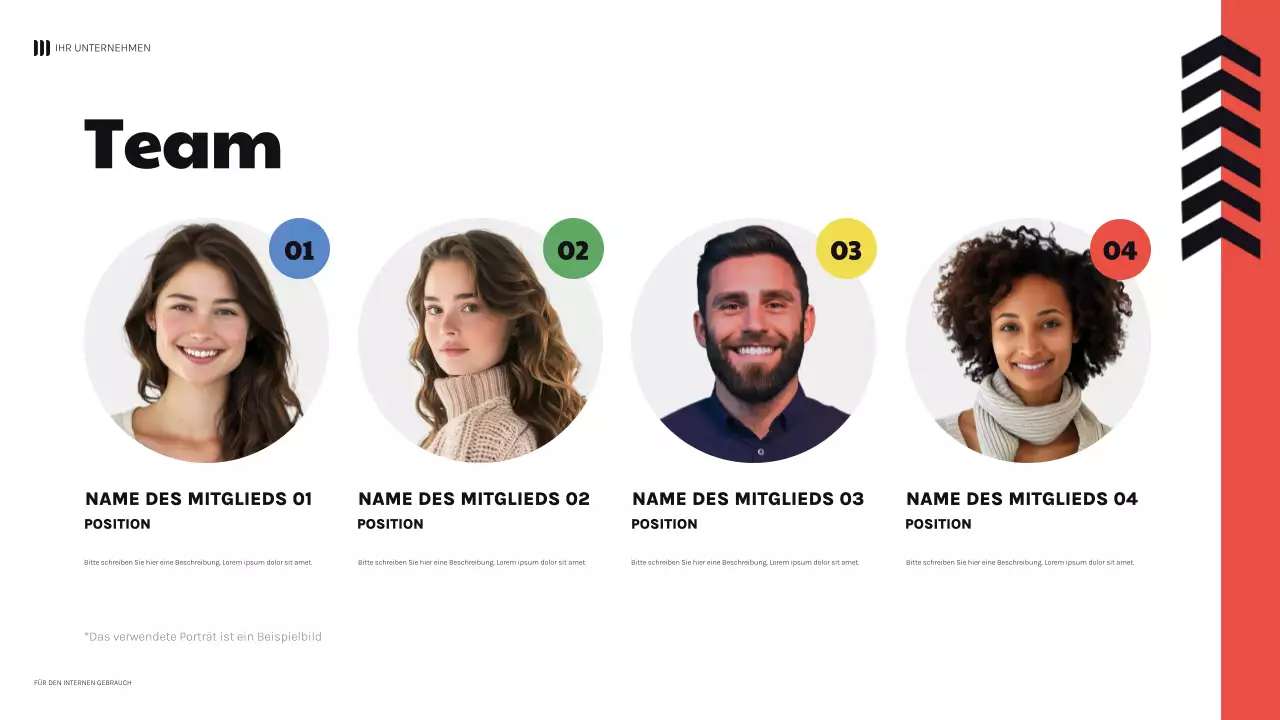 schwarz fett geometrische Finanz Präsentation