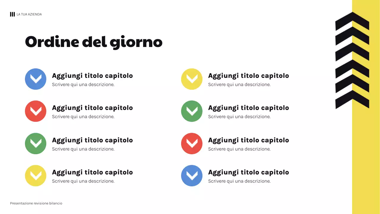 nero grassetto geometrico finanza presentazione