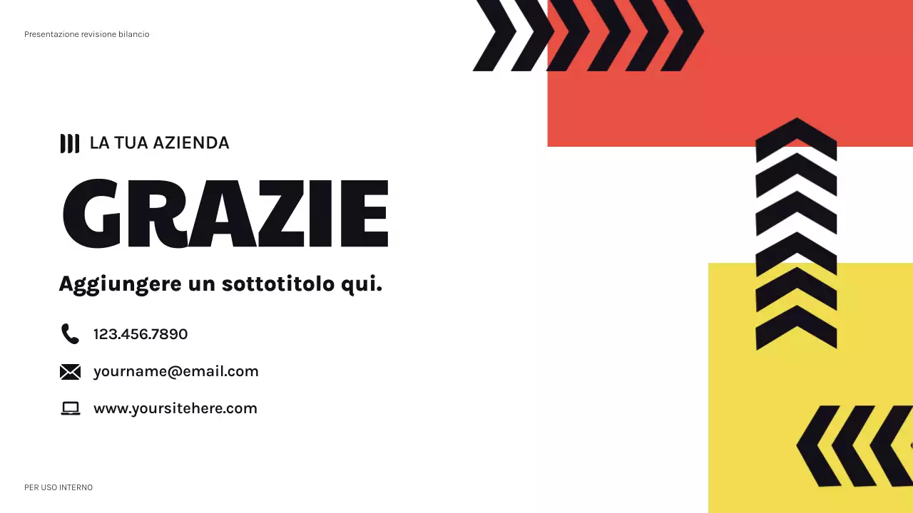 nero grassetto geometrico finanza presentazione