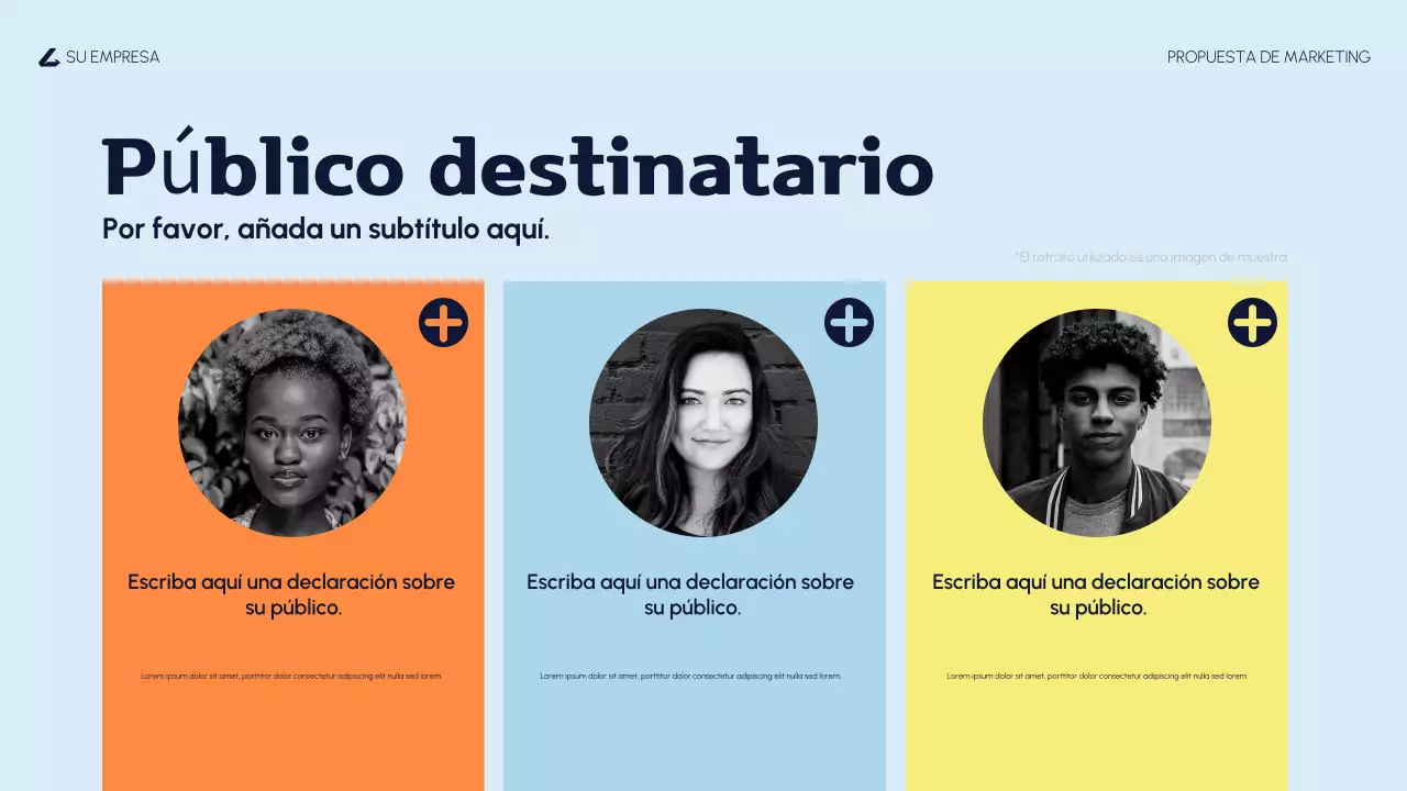 orange modern propuesta de marketing