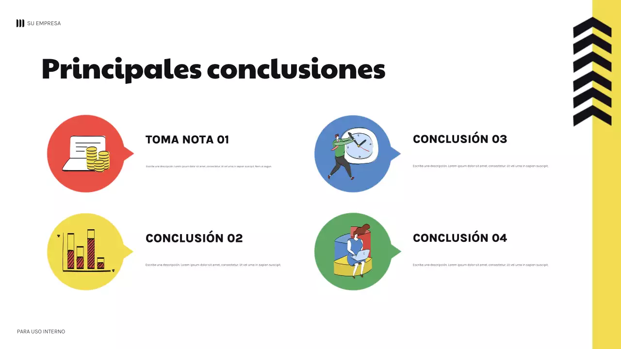 negro negrita geométrica finanzas presentación