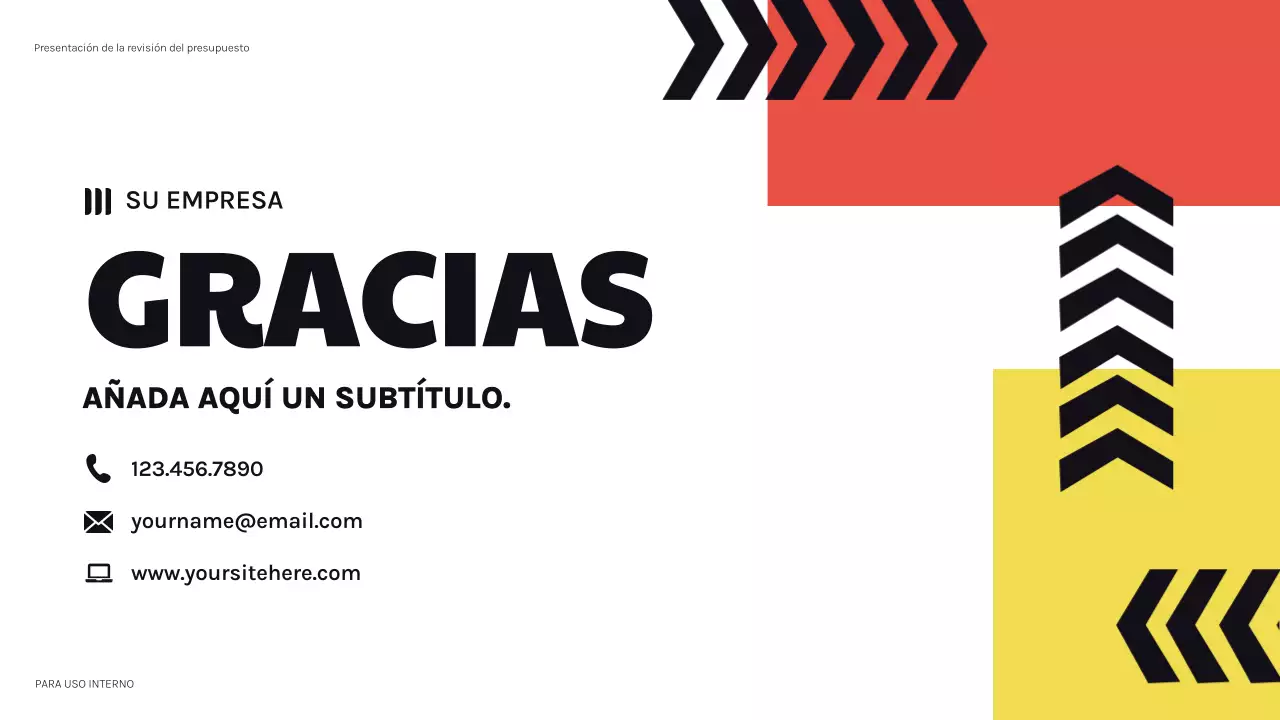 negro negrita geométrica finanzas presentación