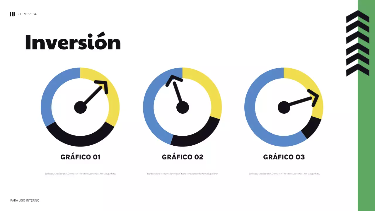 negro negrita geométrica finanzas presentación
