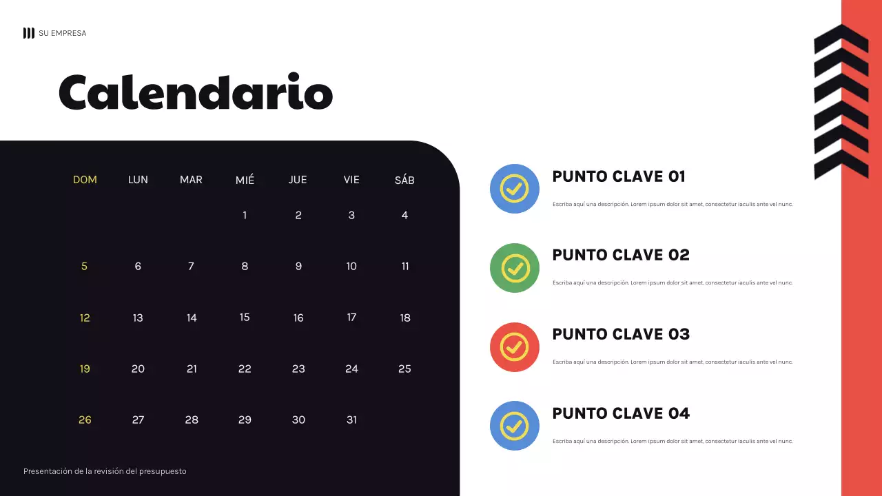 negro negrita geométrica finanzas presentación