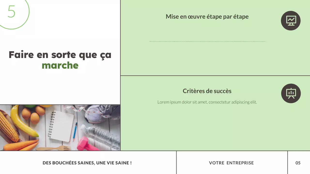 Suivi de l'alimentation verte et moderne