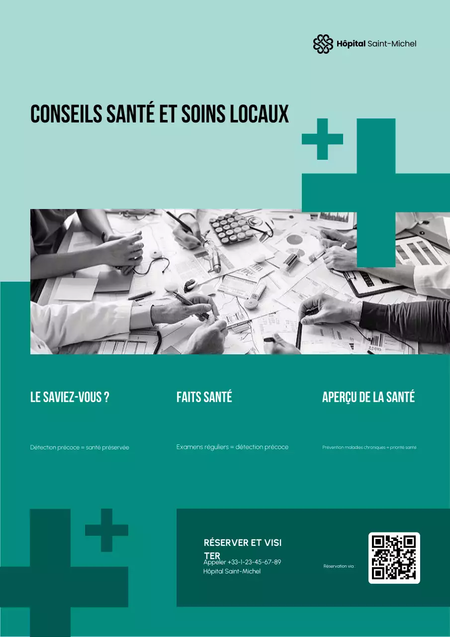 Poste d'information médicale moderne de la Monnaie