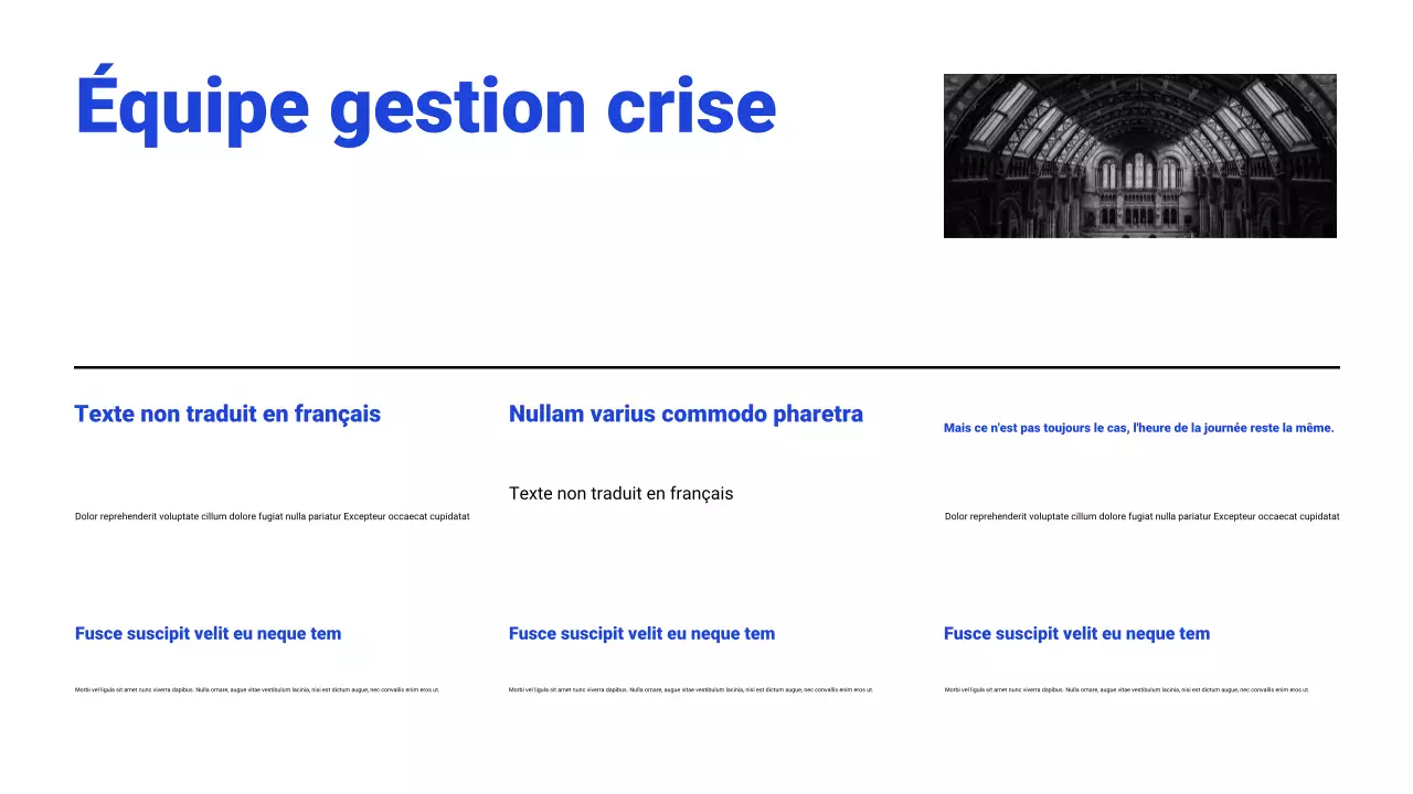 Présentation du webinaire blanc et bleu