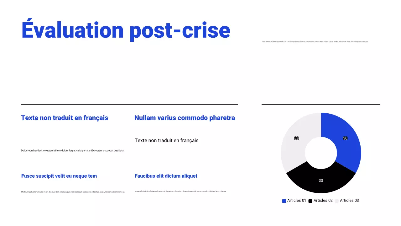 Présentation du webinaire blanc et bleu