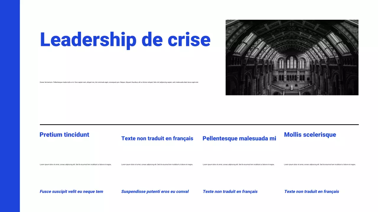 Présentation du webinaire blanc et bleu