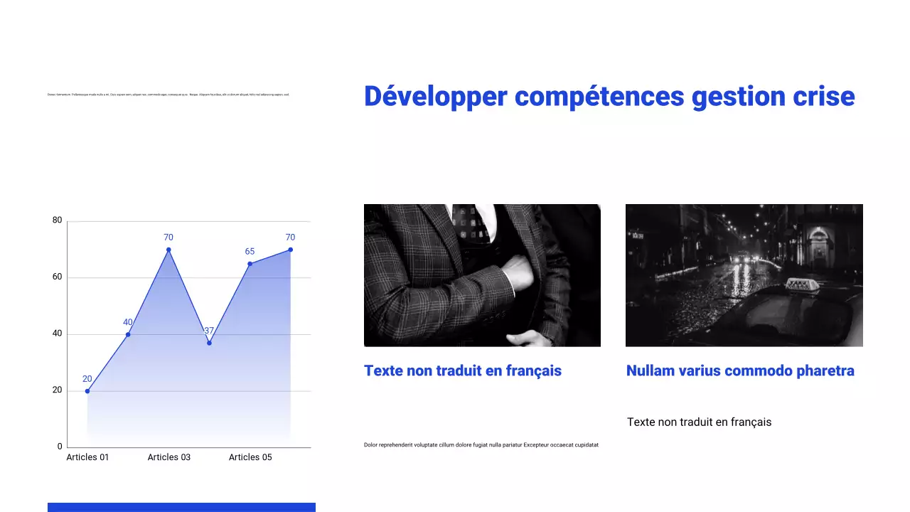 Présentation du webinaire blanc et bleu