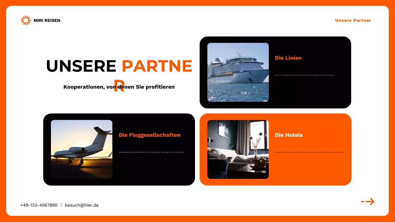 Orange modern Travel Agency Promotion