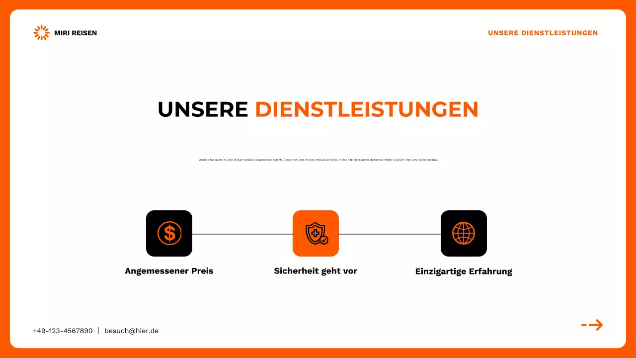 Orange modern Travel Agency Promotion