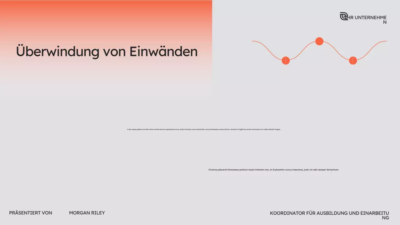 Orange Modern Sales Kurs