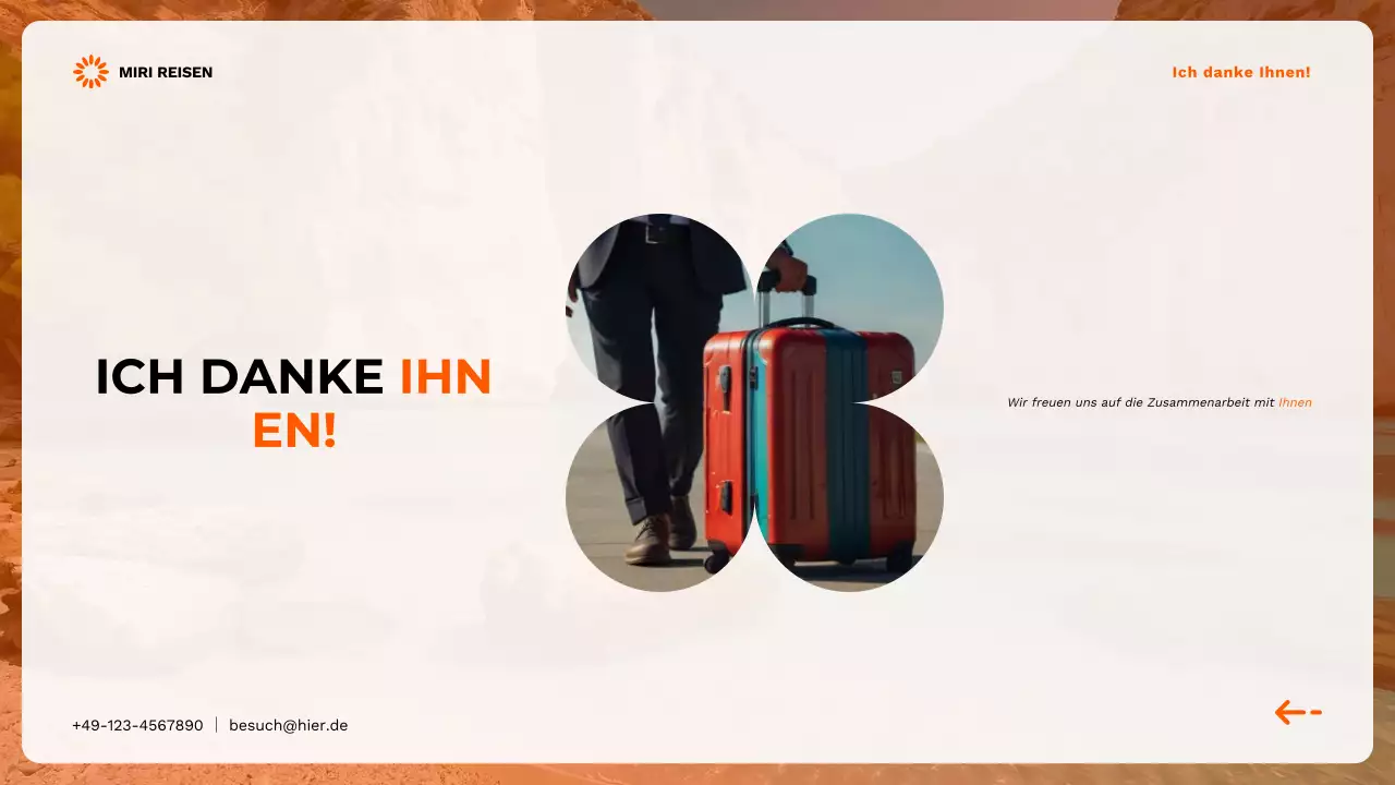 Orange modern Travel Agency Promotion