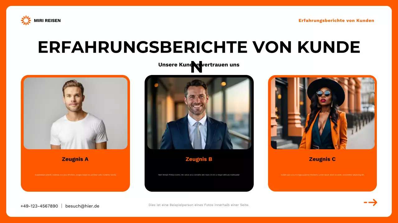 Orange modern Travel Agency Promotion