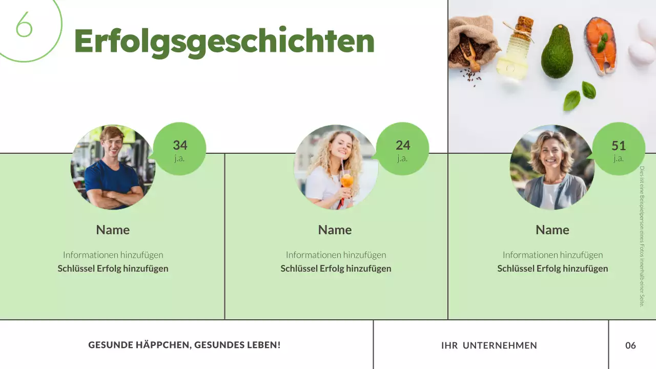 Green Modern Food Tracker