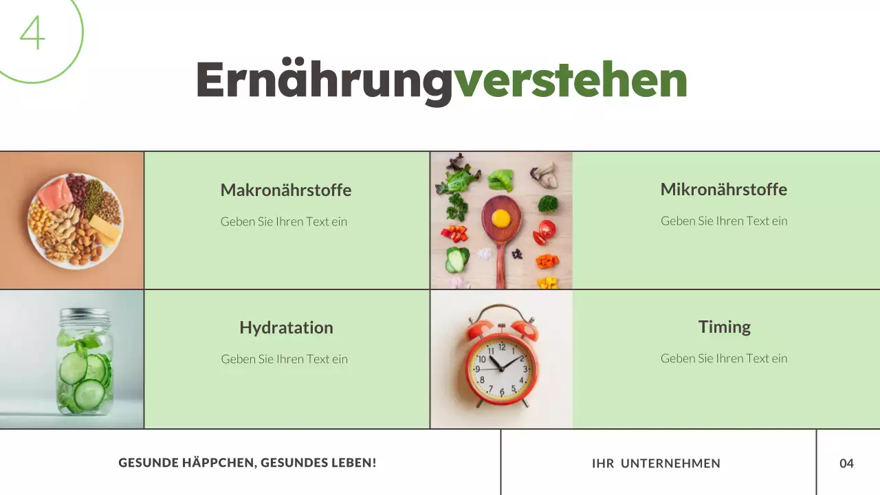 Green Modern Food Tracker
