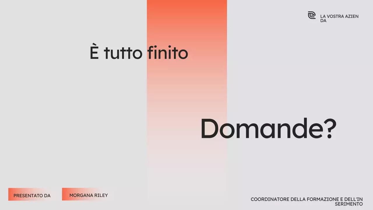 Corso di vendita moderna Orange