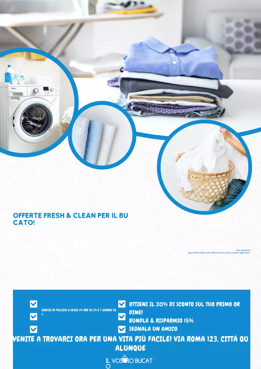 Poster promozionale di Blue Laundry