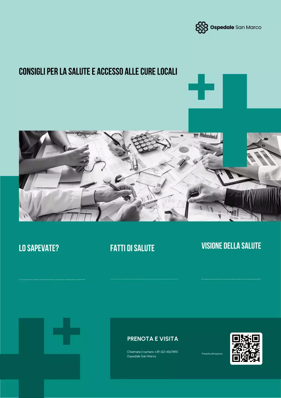 Posta di informazione medica moderna della menta