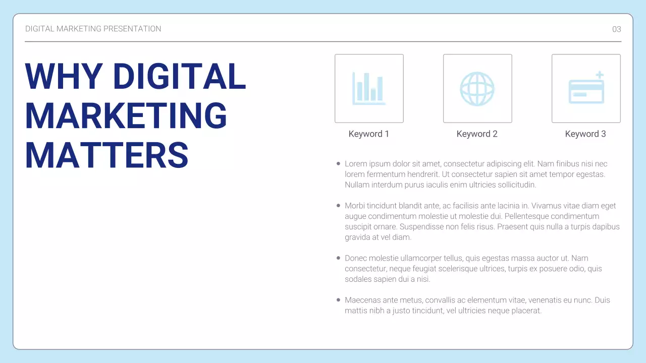 White Modern Marketing Presentation