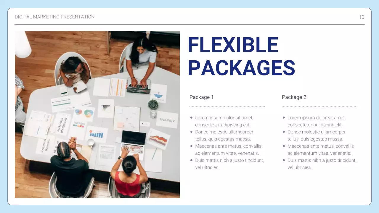 White Modern Marketing Presentation