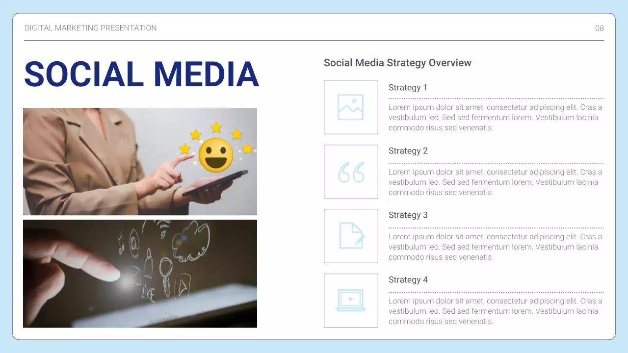 White Modern Marketing Presentation