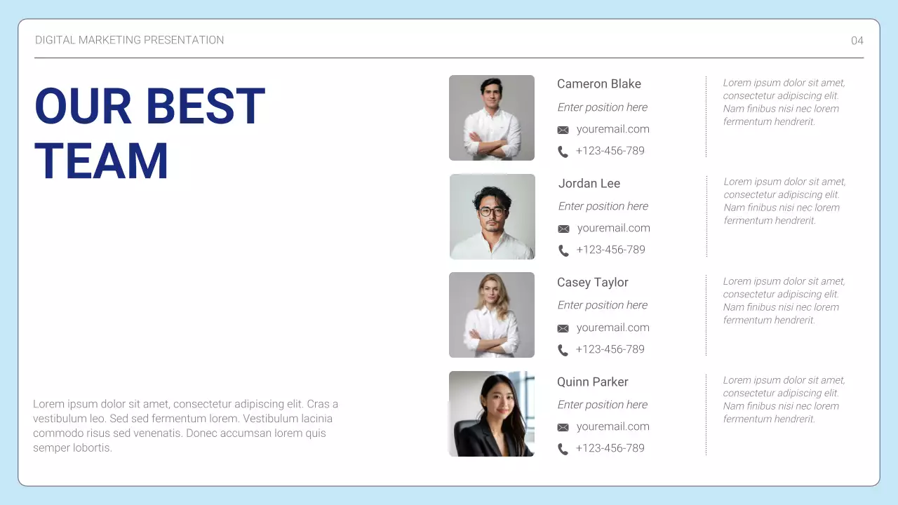 White Modern Marketing Presentation