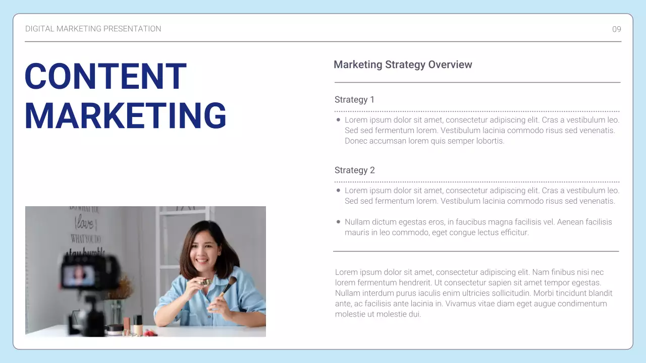 White Modern Marketing Presentation