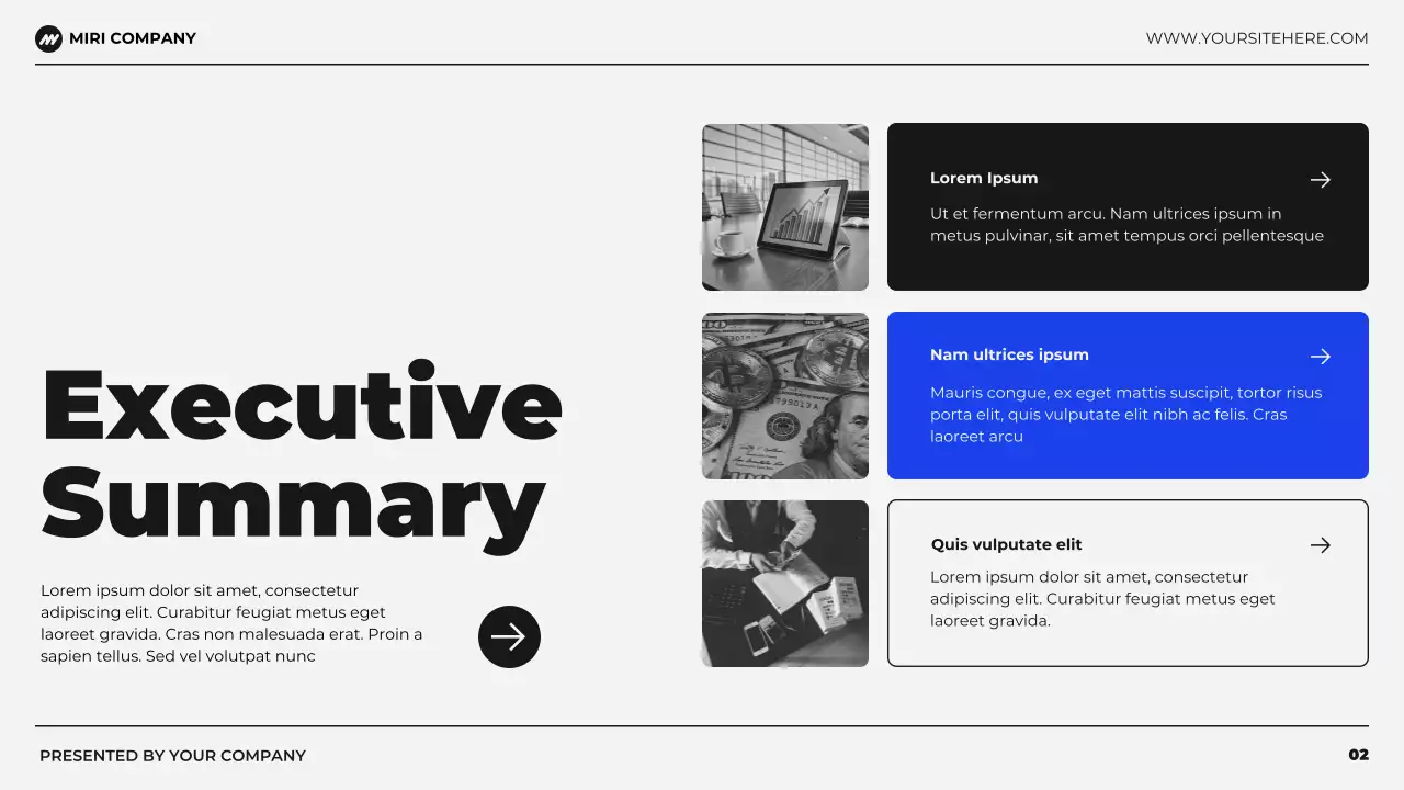 Black and Blue Modern Budget Planning Presentation