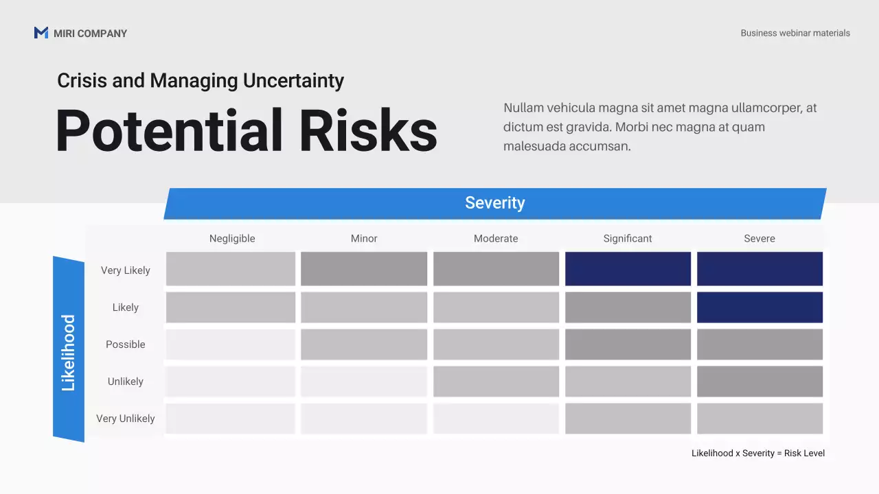 Blue Professional Business Webinar Promotion Presentation