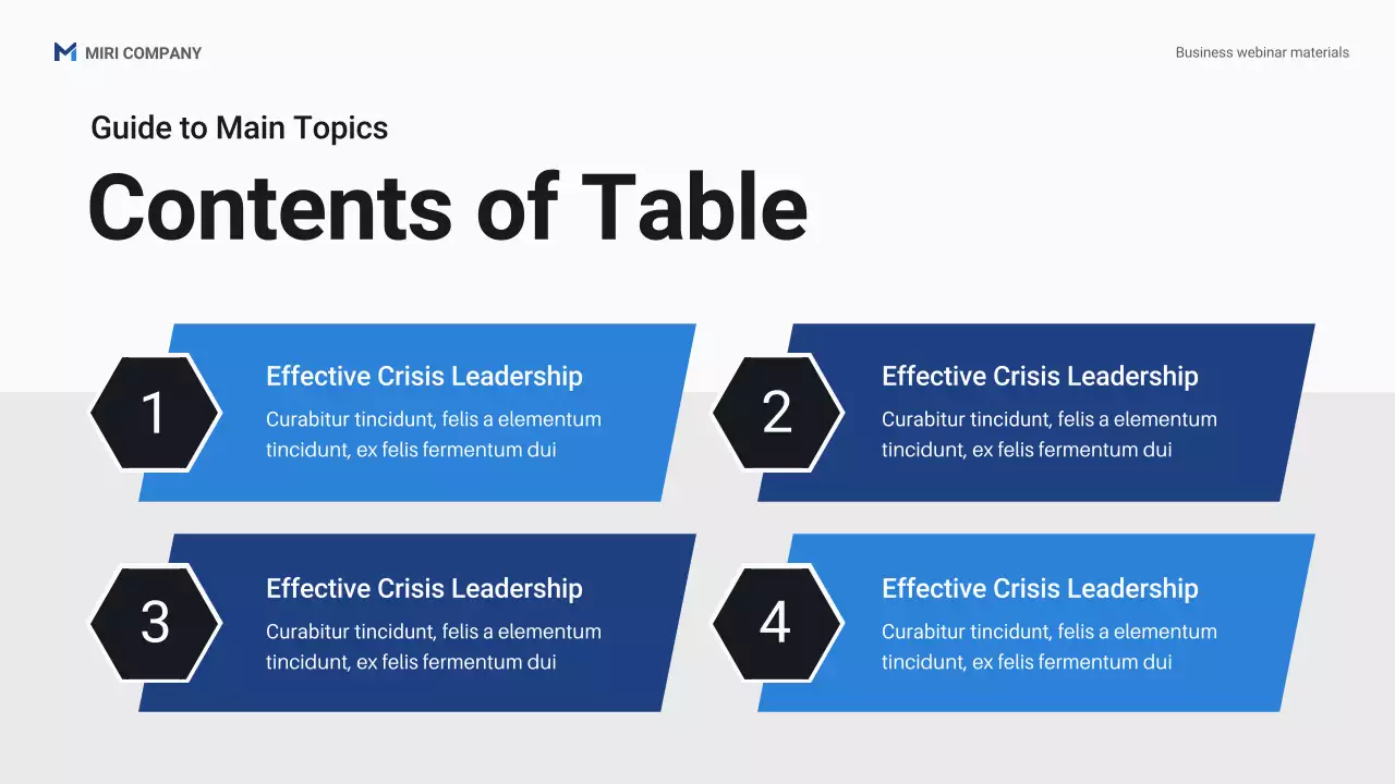 Blue Professional Business Webinar Promotion Presentation