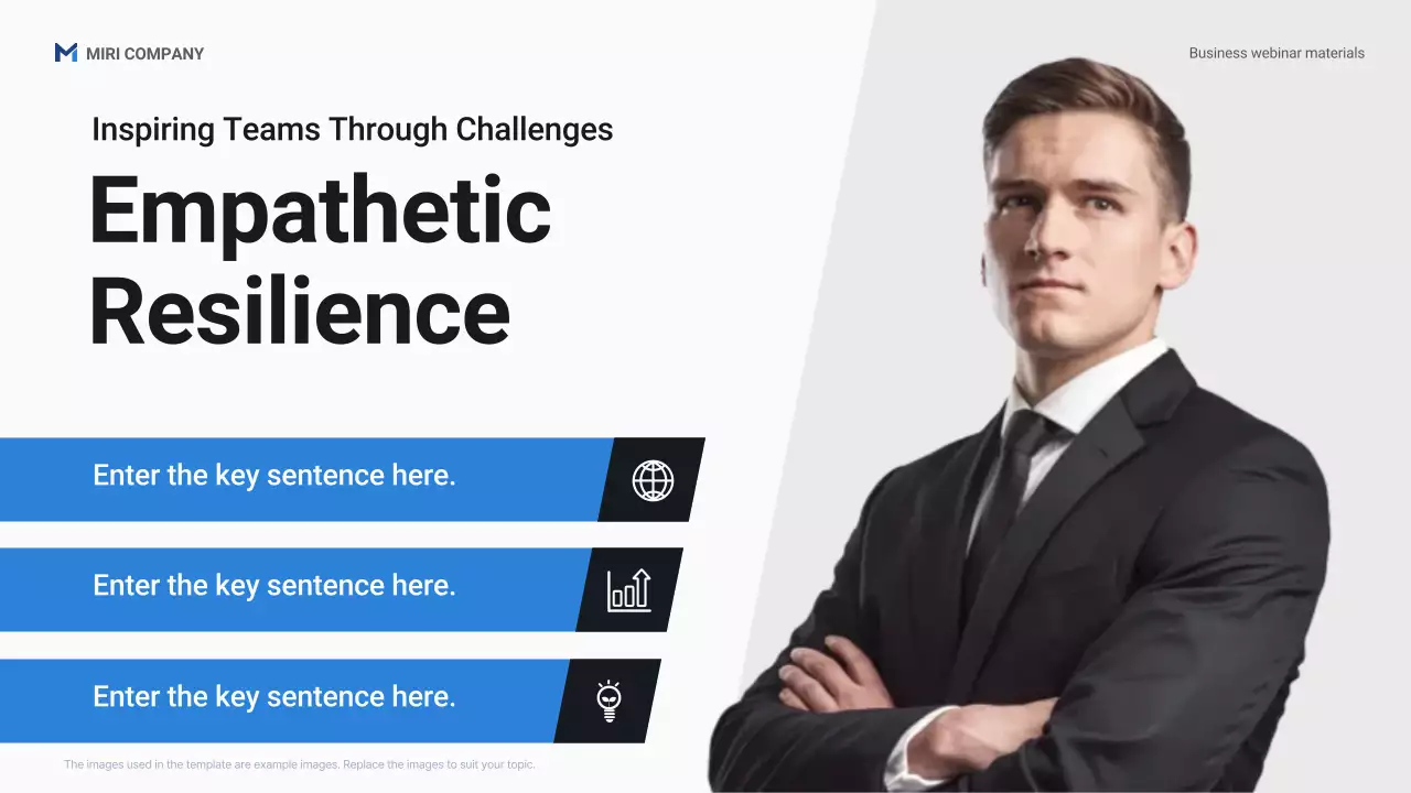 Blue Professional Business Webinar Promotion Presentation