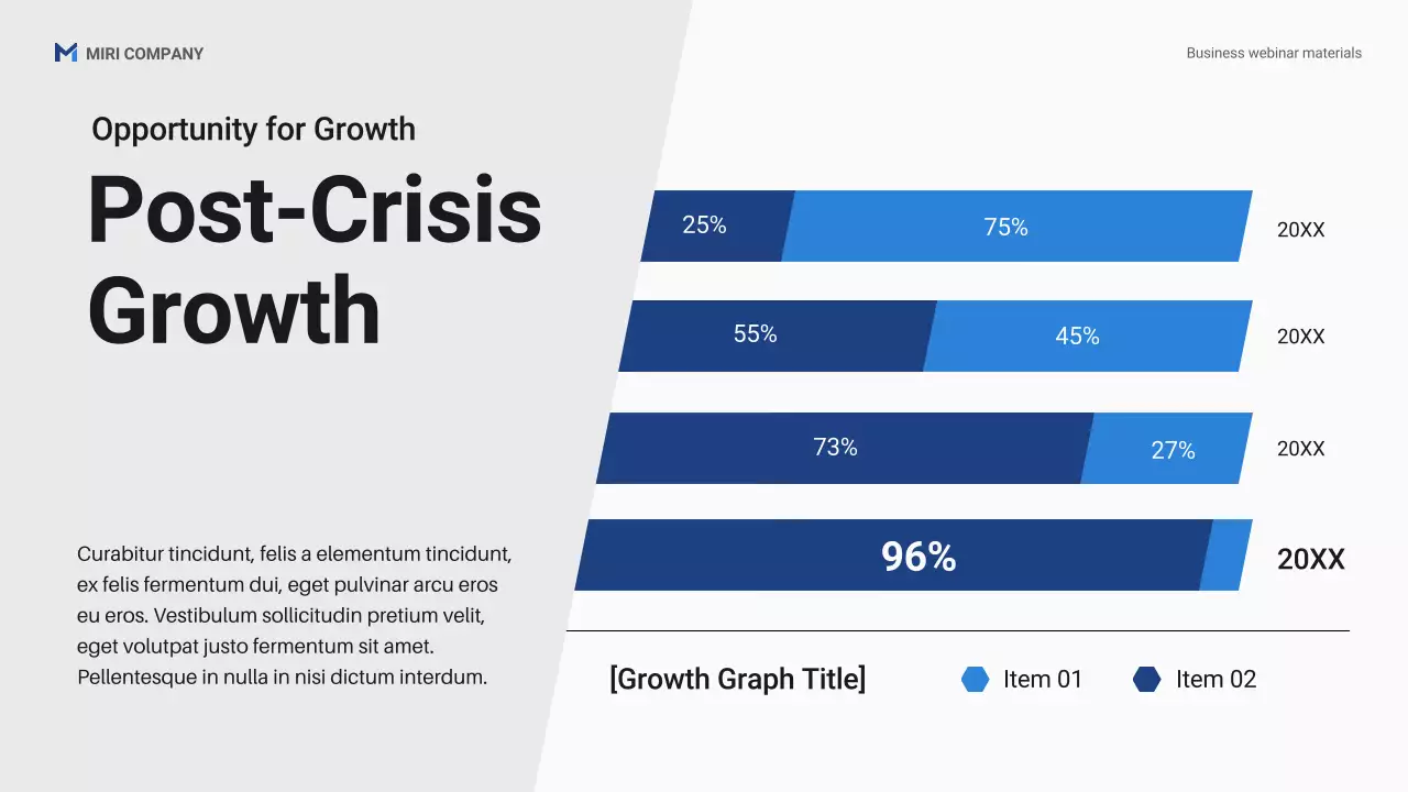 Blue Professional Business Webinar Promotion Presentation