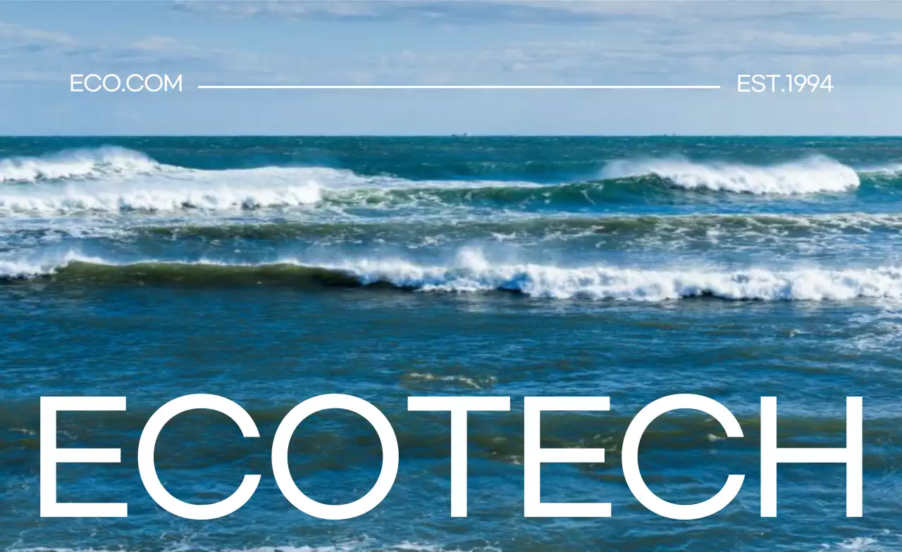 青 シンプル 環境 ロゴ 名刺