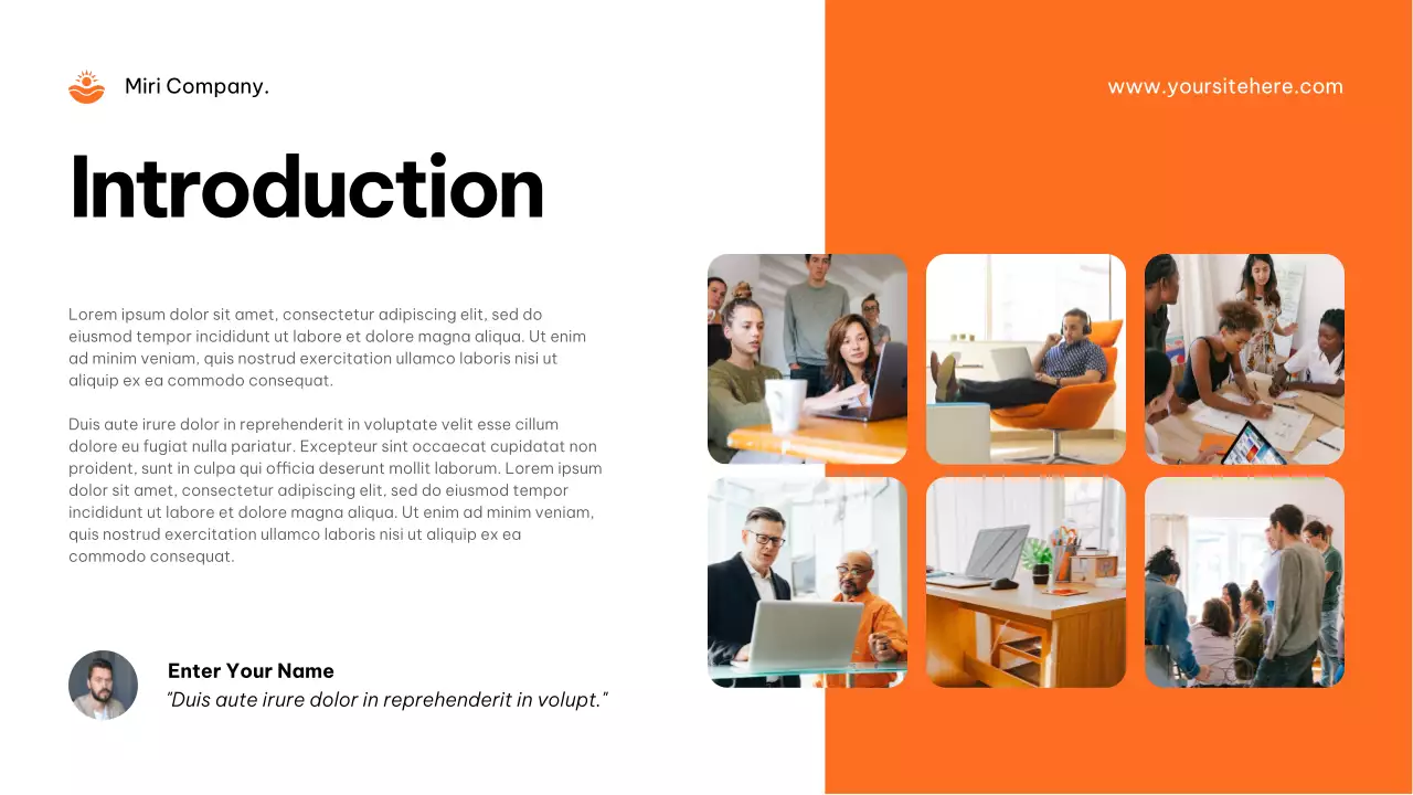 Orange Modern PR Agency Pitch Presentation