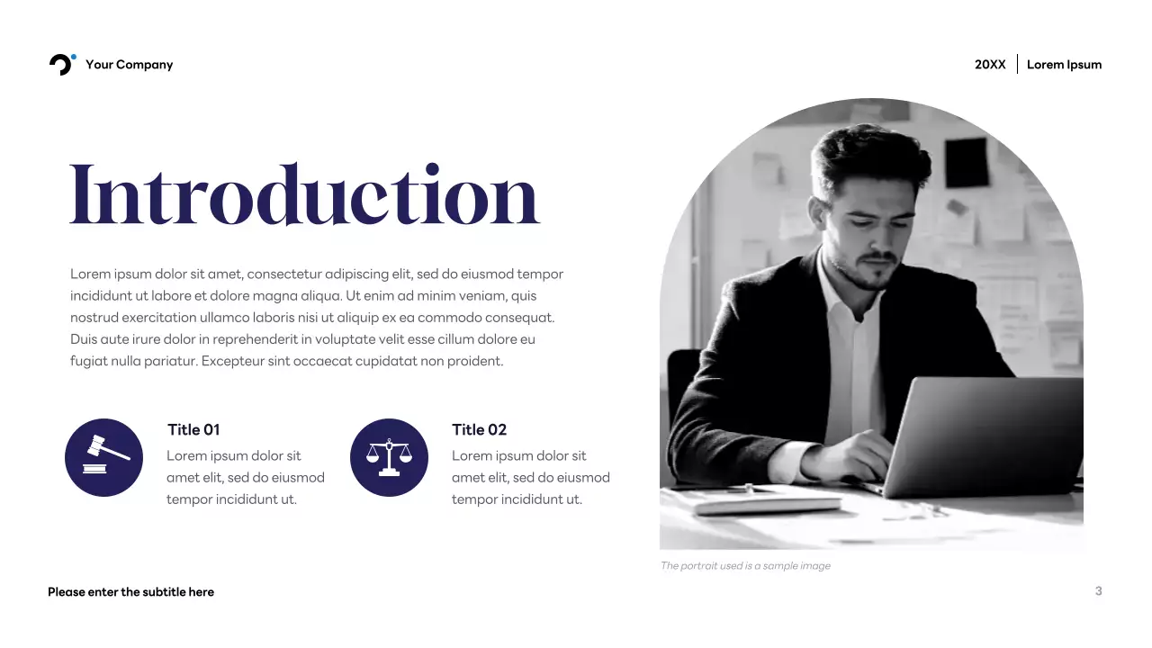 Navy Professional Legal Consulting Presentation