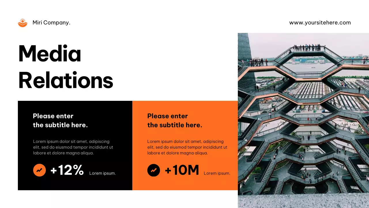 Orange Modern PR Agency Pitch Presentation