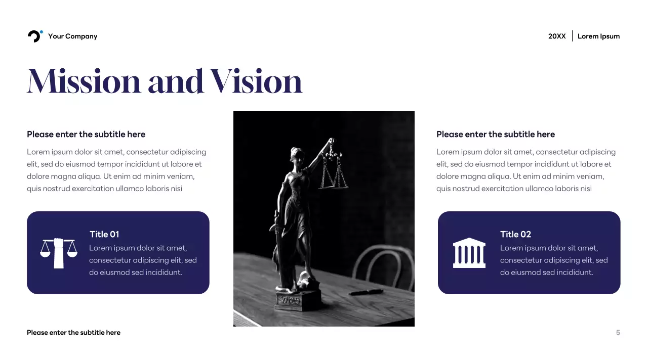 Navy Professional Legal Consulting Presentation