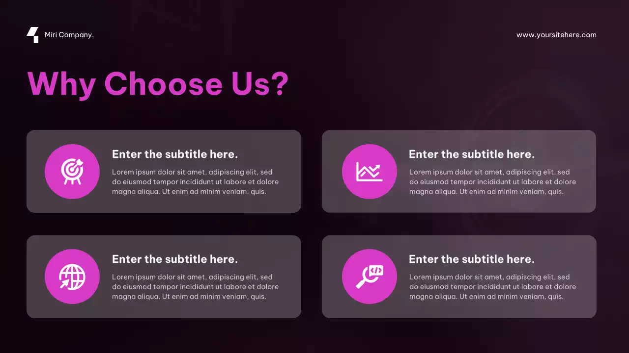 Purple Futuristic Cybersecurity Agency Pitch Presentation