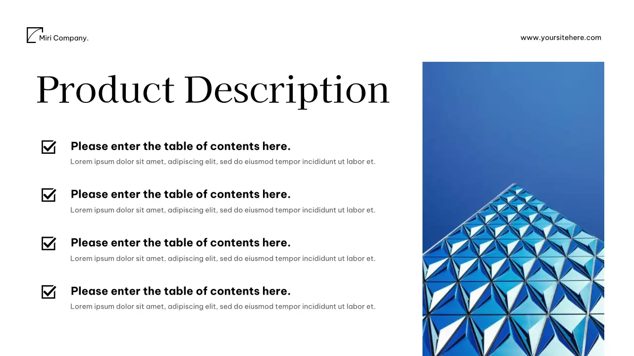 Blue Modern Media Pitch Presentation