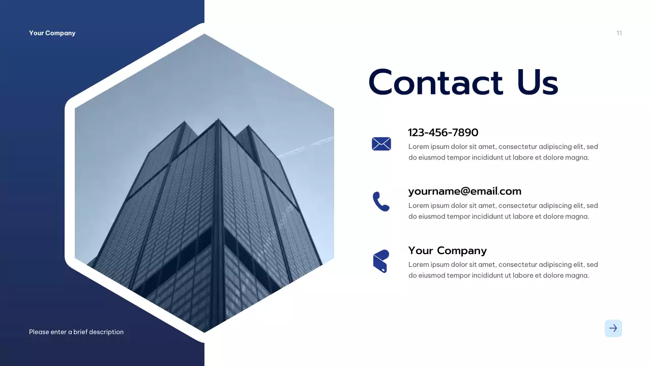 Blue Modern Business Presentation