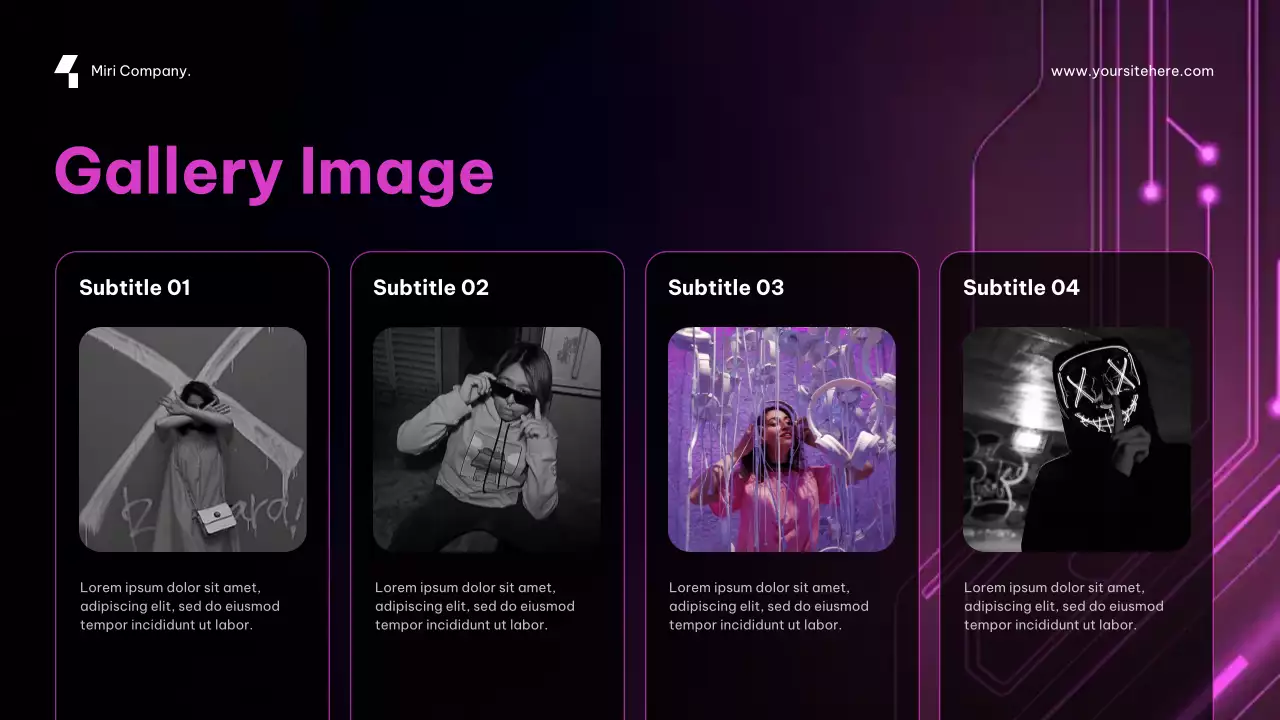 Purple Futuristic Cybersecurity Agency Pitch Presentation