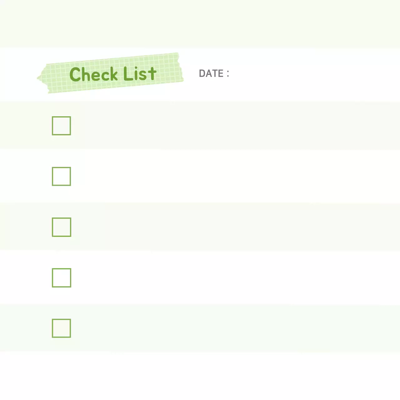 초록 기본 메모지 용품