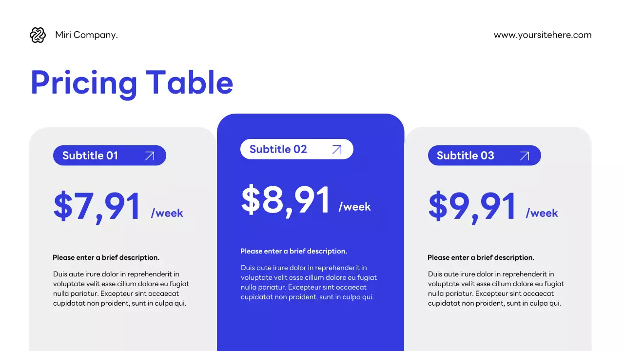 Blue Modern Cybersecurity Agency Pitch Presentation