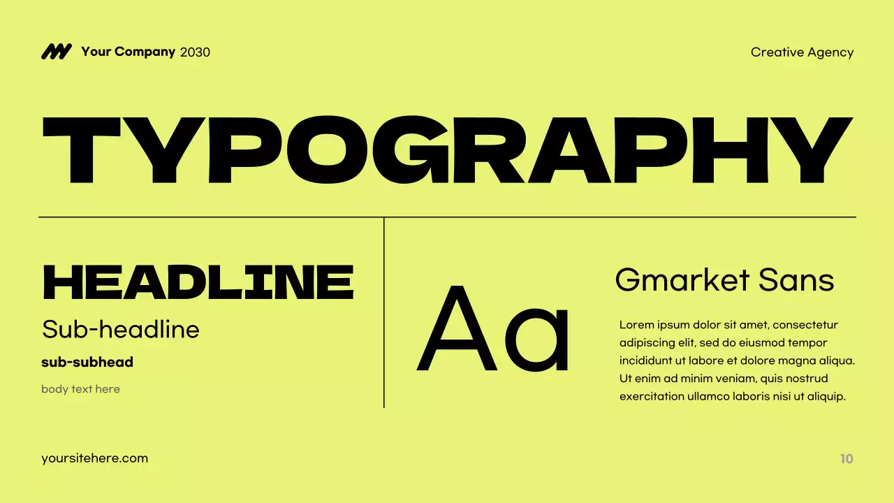 Blue Modern Creative Agency Pitch Presentation