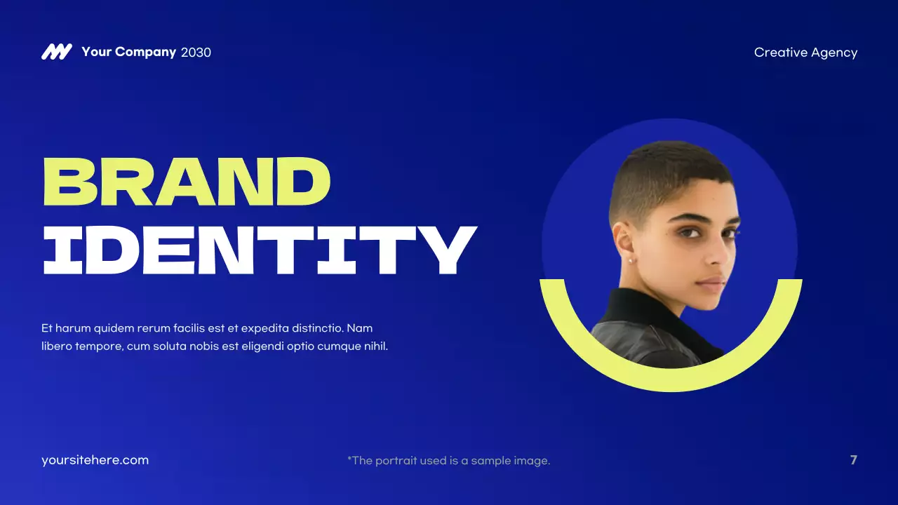 Blue Modern Creative Agency Pitch Presentation